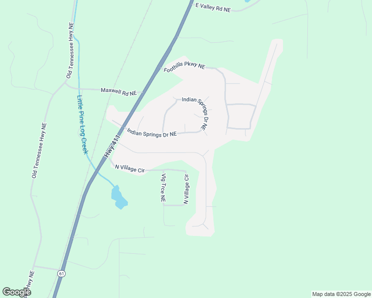 map of restaurants, bars, coffee shops, grocery stores, and more near 39 Indian Hills Drive in Rydal