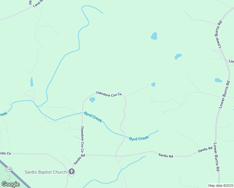 map of restaurants, bars, coffee shops, grocery stores, and more near Theodore Cox Circle in Canton