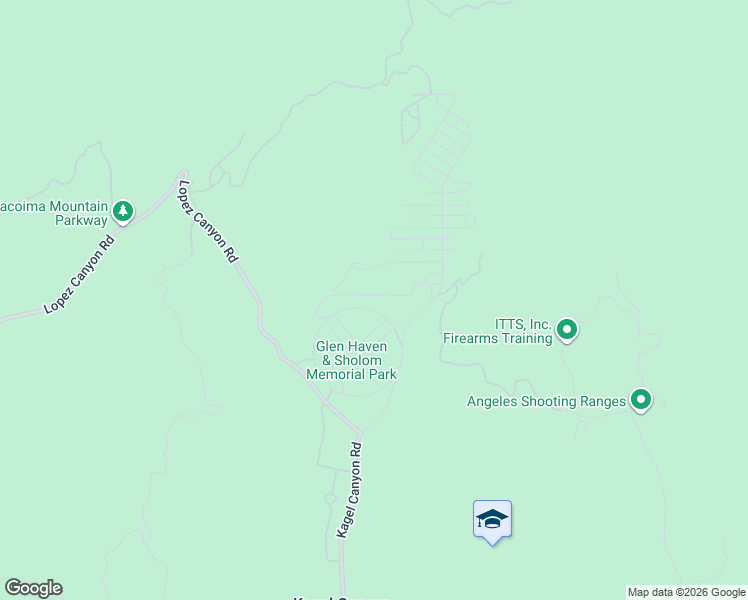 map of restaurants, bars, coffee shops, grocery stores, and more near 12058 Kagel Canyon Road in Los Angeles County