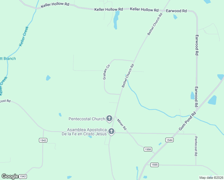 map of restaurants, bars, coffee shops, grocery stores, and more near 943 Bethel Church Road in Eva