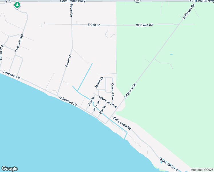 map of restaurants, bars, coffee shops, grocery stores, and more near 805 Cedar Street in Lake Waccamaw