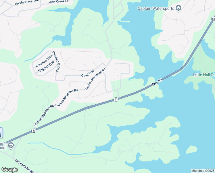 map of restaurants, bars, coffee shops, grocery stores, and more near 5325 Cherokee Trail in Gainesville