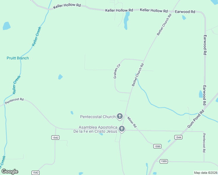 map of restaurants, bars, coffee shops, grocery stores, and more near 219 Graham Circle in Eva