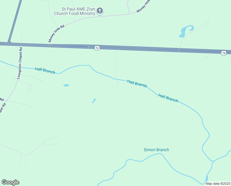map of restaurants, bars, coffee shops, grocery stores, and more near 23010 Andrew Jackson Highway East in Delco