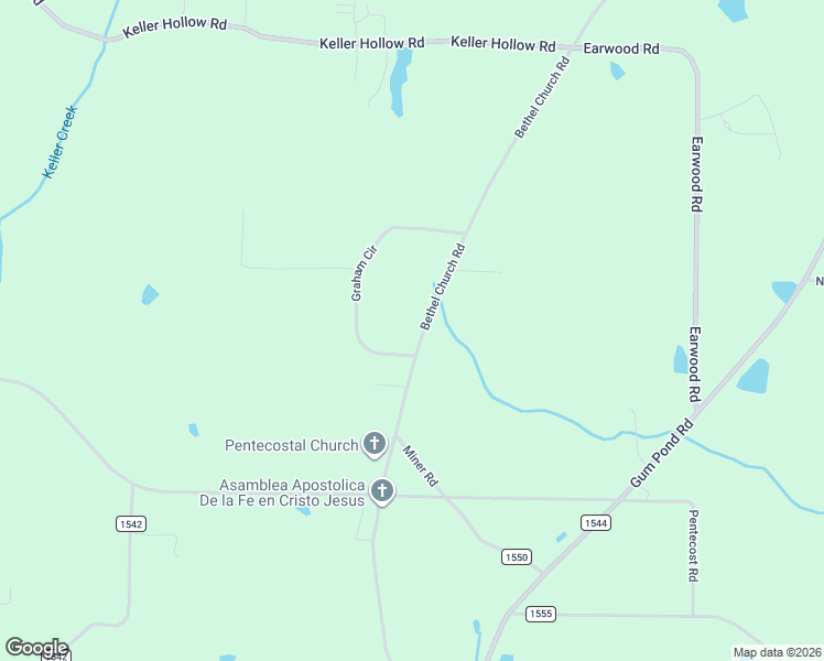 map of restaurants, bars, coffee shops, grocery stores, and more near 888 Bethel Church Road in Eva