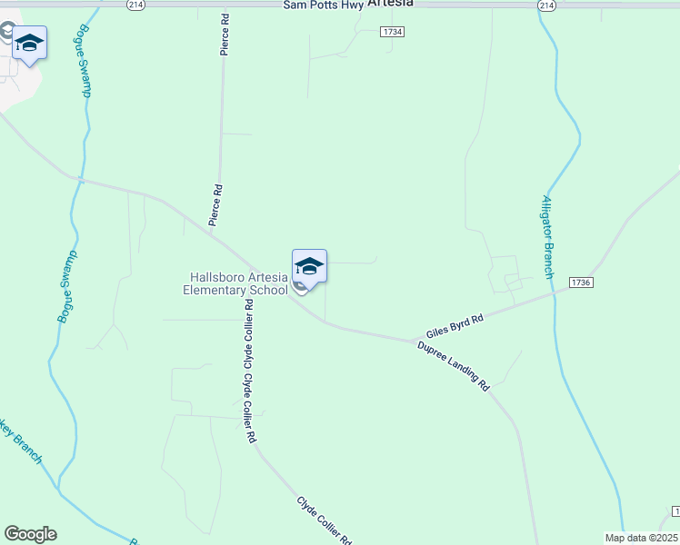 map of restaurants, bars, coffee shops, grocery stores, and more near 187 McKoy Road in Hallsboro