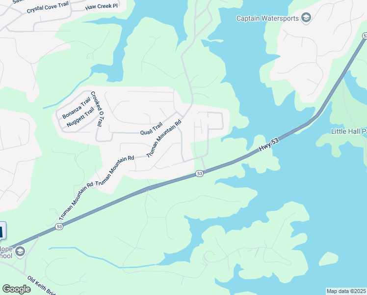 map of restaurants, bars, coffee shops, grocery stores, and more near 5325 Cherokee Trail in Gainesville