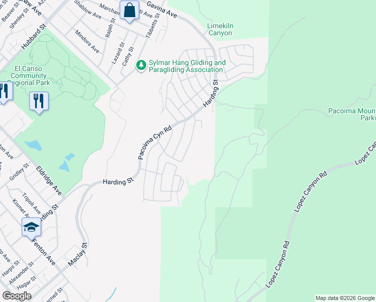 map of restaurants, bars, coffee shops, grocery stores, and more near 13154 Alta Vista Way in Los Angeles