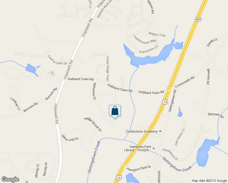 map of restaurants, bars, coffee shops, grocery stores, and more near 5765 Woodstone Drive in Cumming