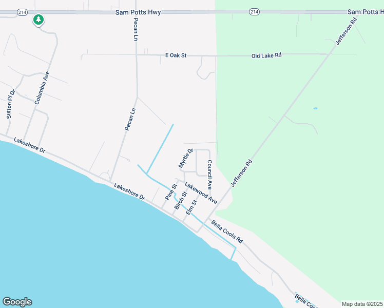 map of restaurants, bars, coffee shops, grocery stores, and more near 603 Myrtle Drive in Lake Waccamaw