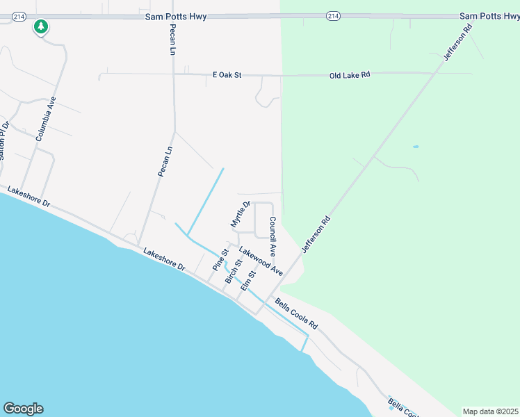 map of restaurants, bars, coffee shops, grocery stores, and more near 603 Myrtle Drive in Lake Waccamaw