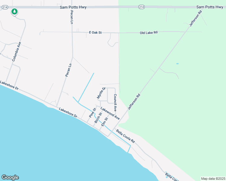 map of restaurants, bars, coffee shops, grocery stores, and more near 603 Myrtle Drive in Lake Waccamaw