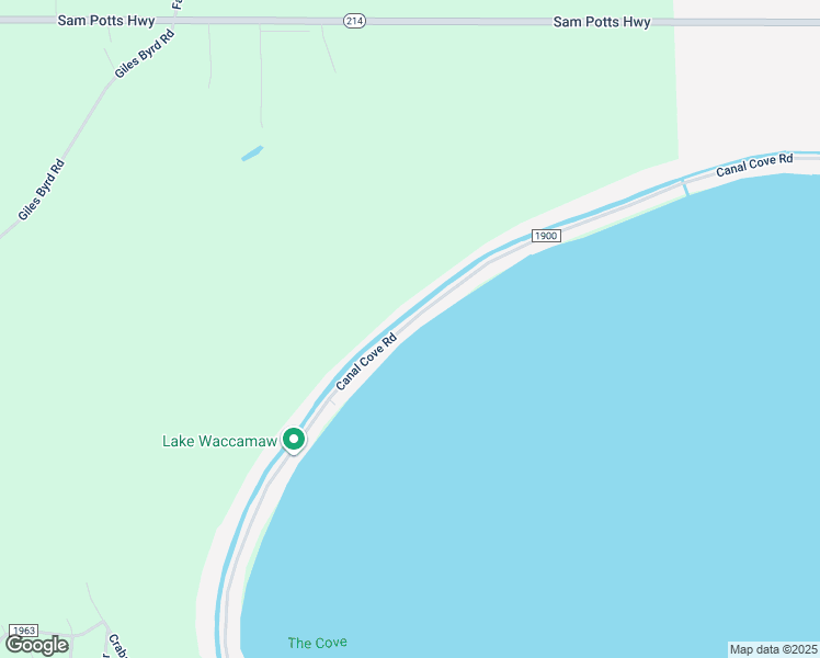 map of restaurants, bars, coffee shops, grocery stores, and more near 1404 Canal Cove Road in Lake Waccamaw
