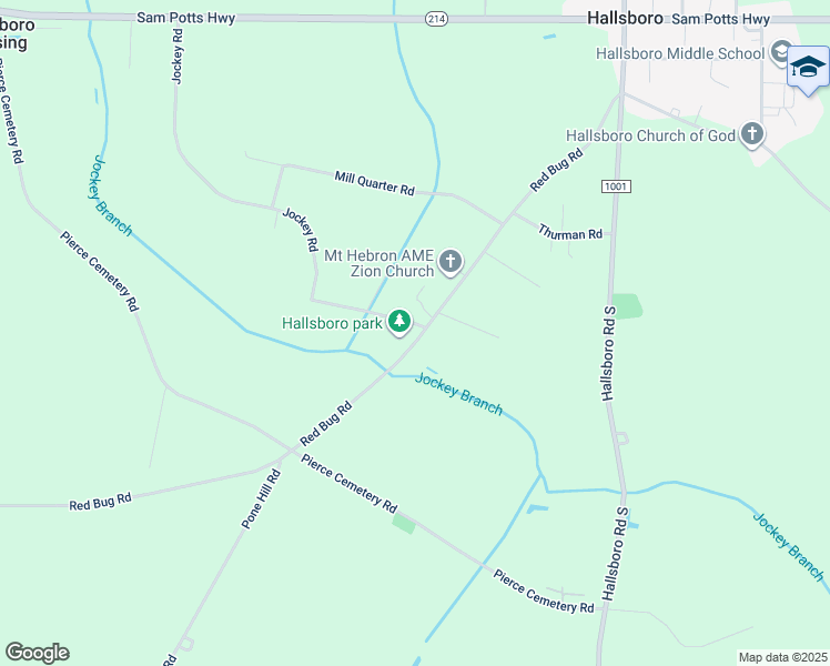map of restaurants, bars, coffee shops, grocery stores, and more near 716 Red Bug Road in Hallsboro