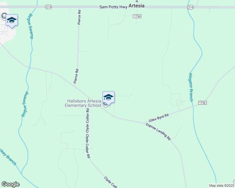 map of restaurants, bars, coffee shops, grocery stores, and more near 187 McKoy Road in Hallsboro