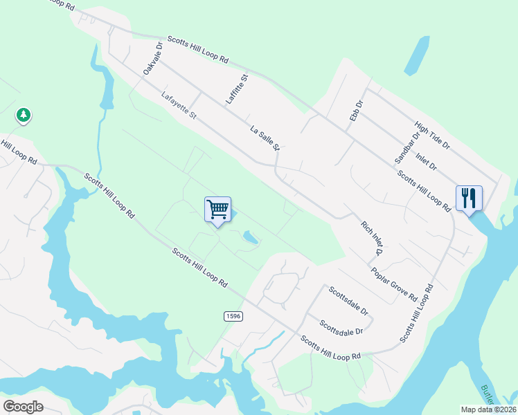 map of restaurants, bars, coffee shops, grocery stores, and more near 238 La Salle Street in Wilmington