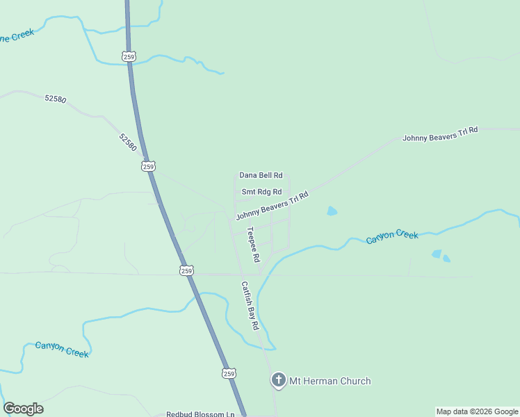 map of restaurants, bars, coffee shops, grocery stores, and more near Johhny Beavers Trail D 4651 in Broken Bow