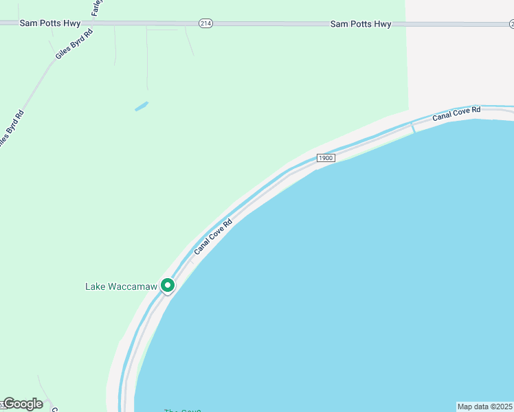 map of restaurants, bars, coffee shops, grocery stores, and more near 1308 Canal Cove Road in Lake Waccamaw