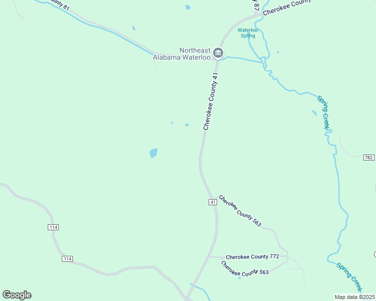 map of restaurants, bars, coffee shops, grocery stores, and more near 3485 County Road 41 in Gaylesville
