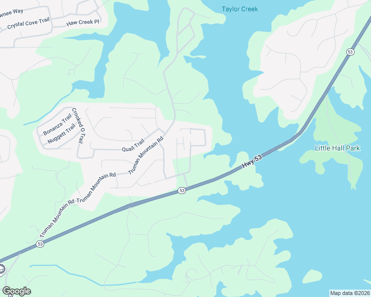 map of restaurants, bars, coffee shops, grocery stores, and more near 5672 Lake View Court in Gainesville