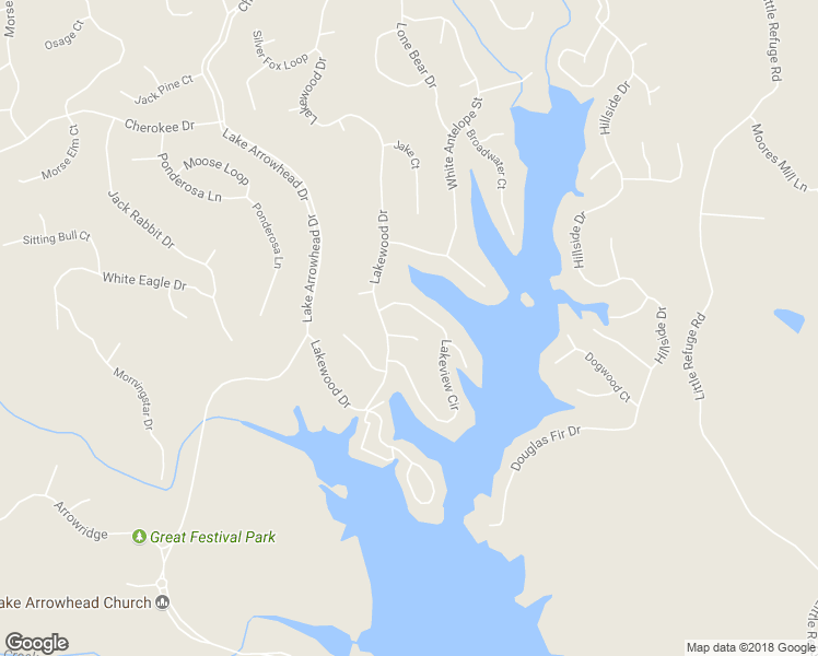 map of restaurants, bars, coffee shops, grocery stores, and more near 109 Silver Fir Court in Waleska