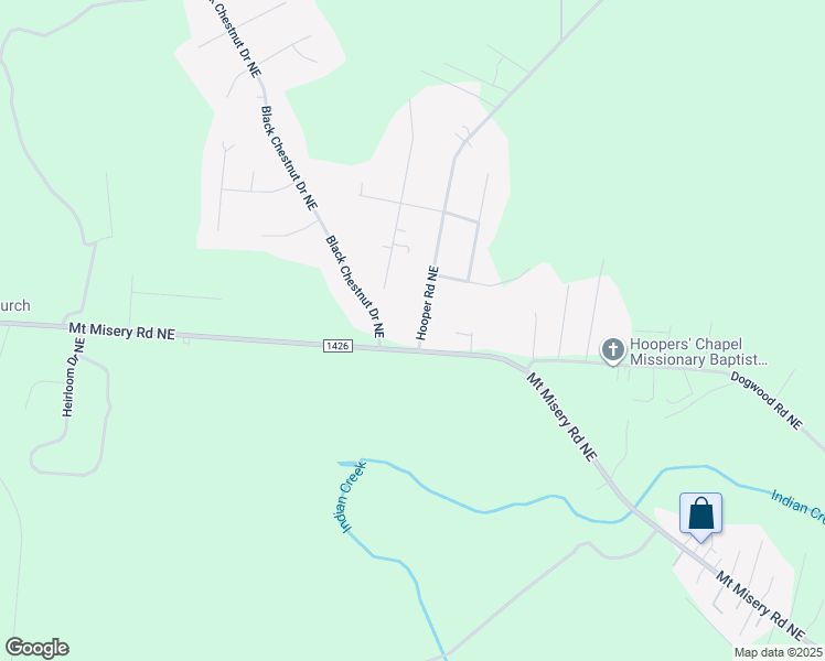 map of restaurants, bars, coffee shops, grocery stores, and more near 8921 Hooper Road Northeast in Leland