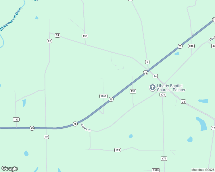 map of restaurants, bars, coffee shops, grocery stores, and more near 156 Road 9061 in Crossville
