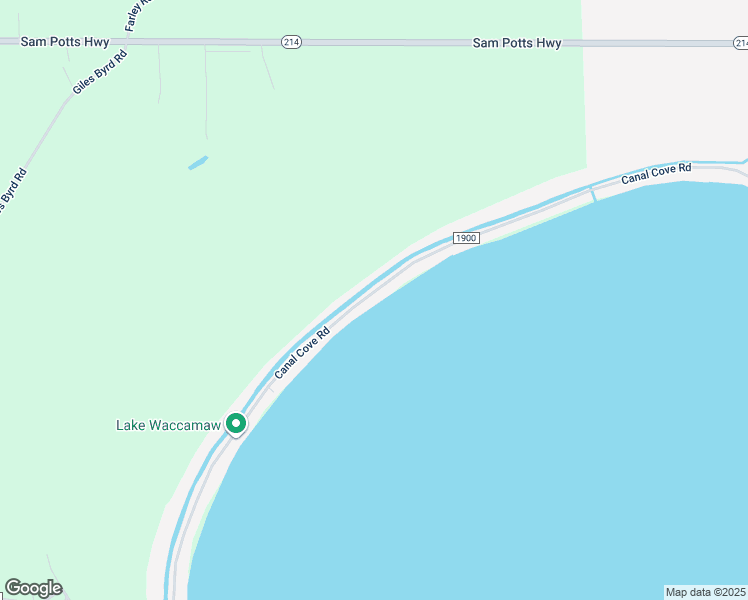 map of restaurants, bars, coffee shops, grocery stores, and more near 1304 Canal Cove Road in Lake Waccamaw