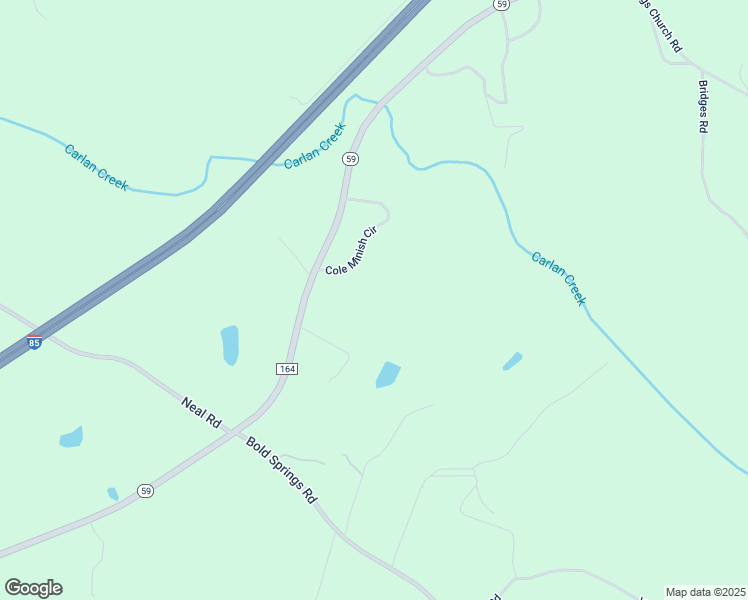 map of restaurants, bars, coffee shops, grocery stores, and more near 24285 Georgia 59 in Commerce