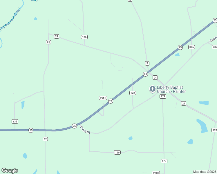 map of restaurants, bars, coffee shops, grocery stores, and more near 156 Road 9061 in Crossville