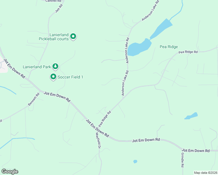 map of restaurants, bars, coffee shops, grocery stores, and more near 6755 Jewells Way in Dawsonville