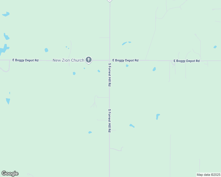 map of restaurants, bars, coffee shops, grocery stores, and more near 517-529 South Forrest Hill Road in Atoka