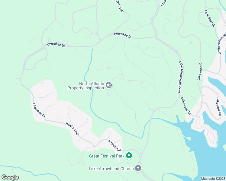 map of restaurants, bars, coffee shops, grocery stores, and more near in Waleska