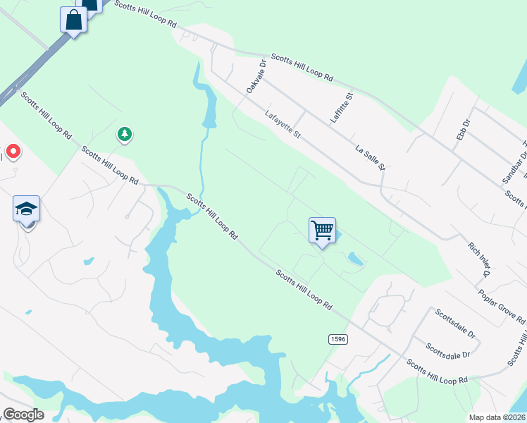 map of restaurants, bars, coffee shops, grocery stores, and more near 465-793 Scotts Hill Loop Road in Wilmington