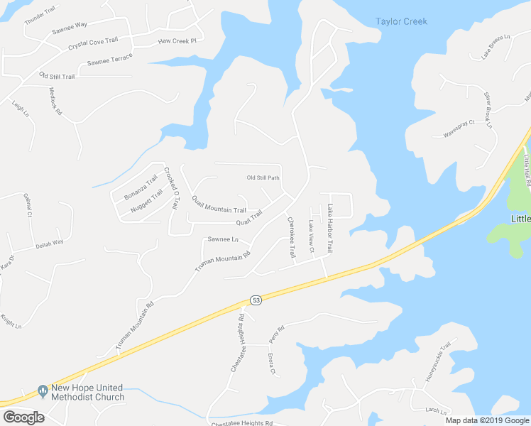 map of restaurants, bars, coffee shops, grocery stores, and more near 5545 Quail Trail in Gainesville