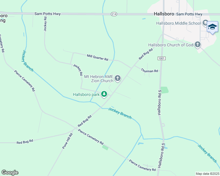 map of restaurants, bars, coffee shops, grocery stores, and more near 50 Oak Tree Street in Hallsboro