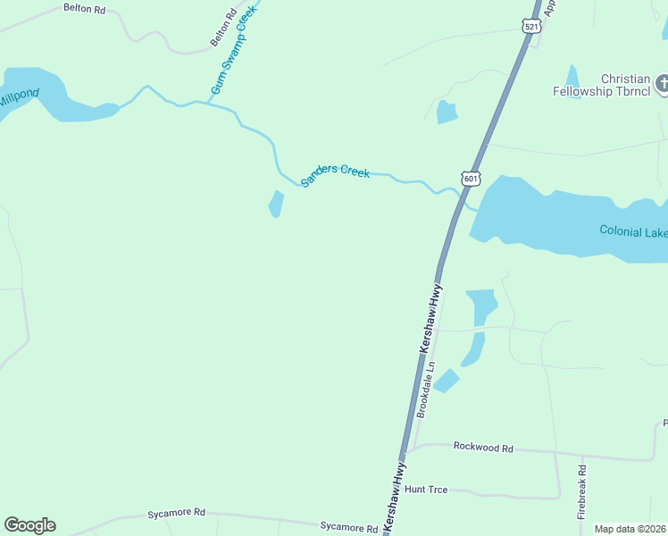 map of restaurants, bars, coffee shops, grocery stores, and more near 1079 Kershaw Highway in Camden