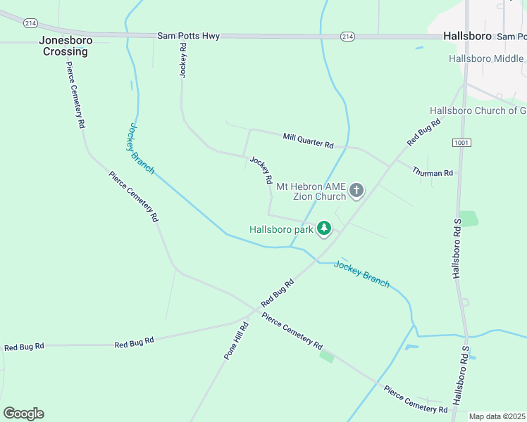 map of restaurants, bars, coffee shops, grocery stores, and more near 798 Jockey Road in Hallsboro