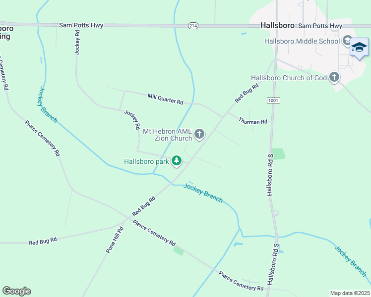 map of restaurants, bars, coffee shops, grocery stores, and more near 50 Oak Tree Street in Hallsboro