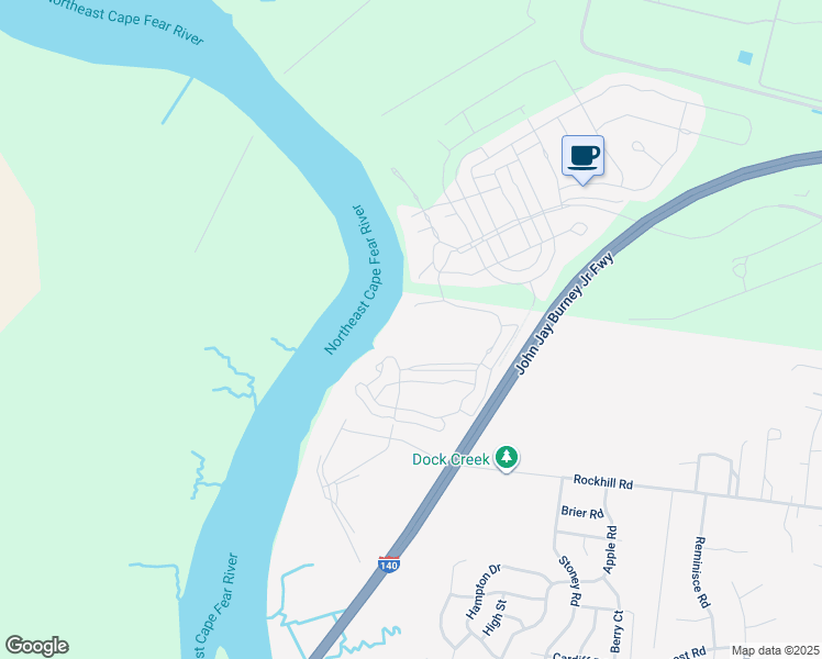 map of restaurants, bars, coffee shops, grocery stores, and more near 830 Chair Road in Castle Hayne