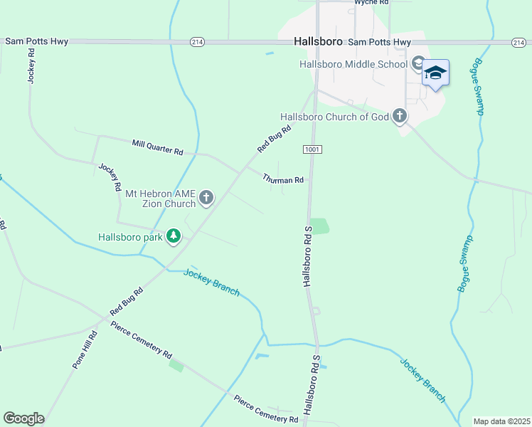 map of restaurants, bars, coffee shops, grocery stores, and more near 130 Baldwin Avenue in Hallsboro