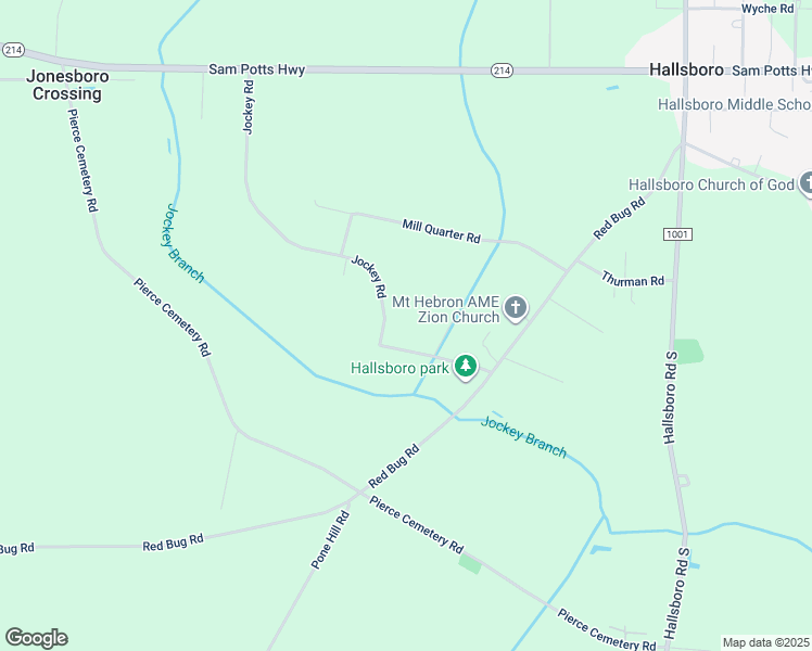 map of restaurants, bars, coffee shops, grocery stores, and more near 45 Crabtree Lane in Hallsboro