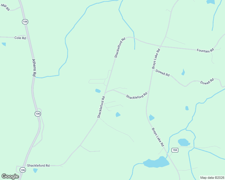 map of restaurants, bars, coffee shops, grocery stores, and more near 576 Shackleford Road in Royston