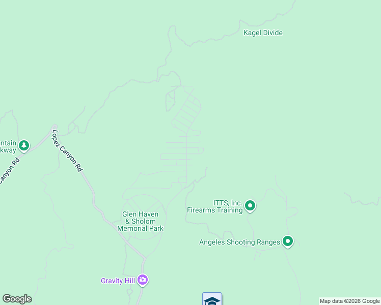 map of restaurants, bars, coffee shops, grocery stores, and more near 11111 Gaston Drive in Los Angeles County