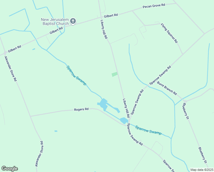 map of restaurants, bars, coffee shops, grocery stores, and more near 2810 Liberty Hill Road in Hartsville