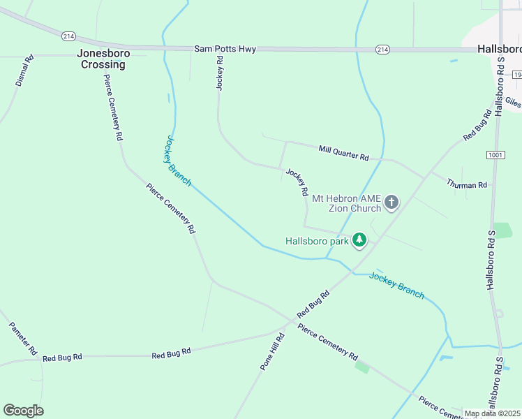 map of restaurants, bars, coffee shops, grocery stores, and more near 688 Jockey Road in Hallsboro