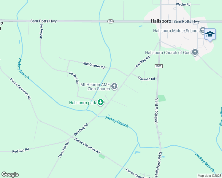 map of restaurants, bars, coffee shops, grocery stores, and more near 53 Mount Hebron Lane in Hallsboro