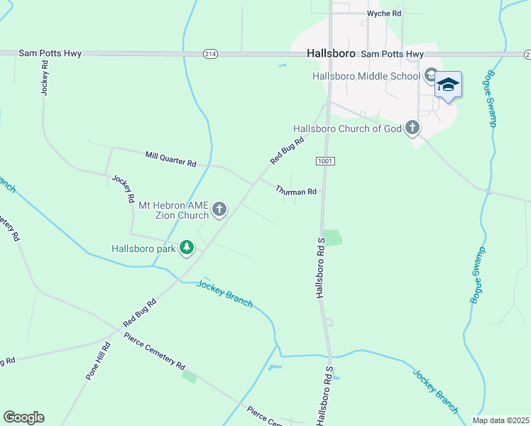map of restaurants, bars, coffee shops, grocery stores, and more near 97 Baldwin Avenue in Hallsboro
