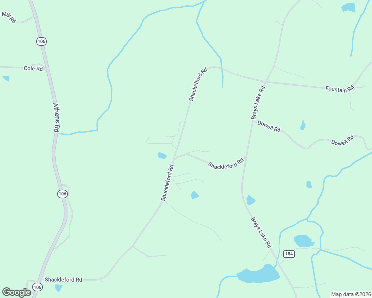 map of restaurants, bars, coffee shops, grocery stores, and more near 576 Shackleford Road in Royston