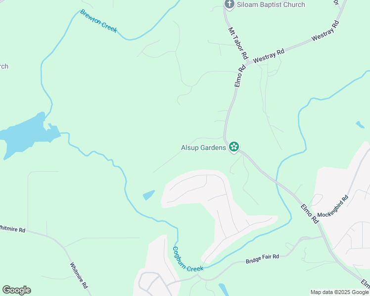 map of restaurants, bars, coffee shops, grocery stores, and more near Yarbrough Farm Trail in Forsyth County